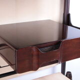 Ico Parisi Wall unit with mirror and stool 1950 Italy