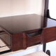 Ico Parisi Wall unit with mirror and stool 1950 Italy