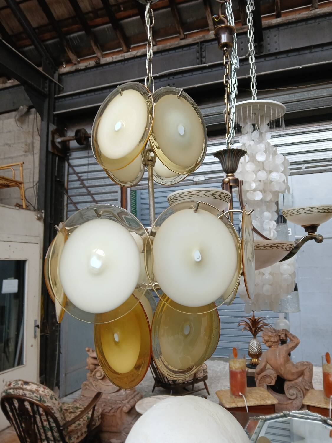 Murano glass chandelier