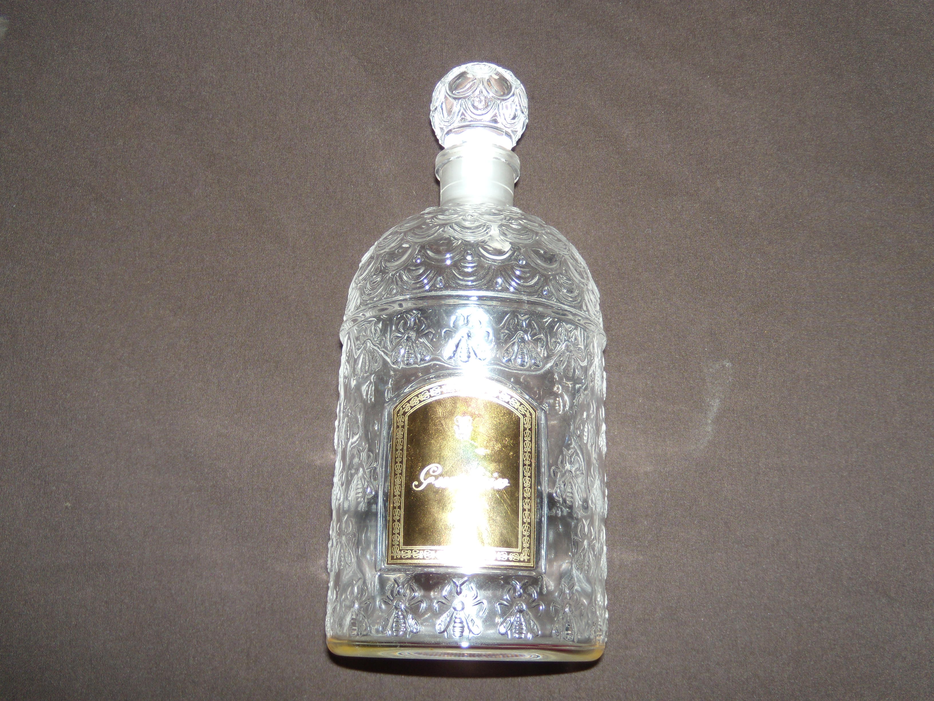 Bottle bottle perfume Guerlain vintage heritage edt 500 ML empty