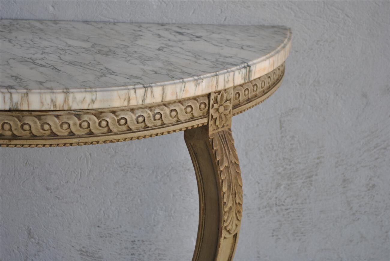 Lacquered console Louis XVI early twentieth