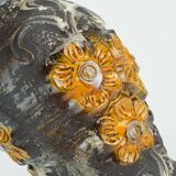 Mid century vase carstens model 7161-30 flower relief decor