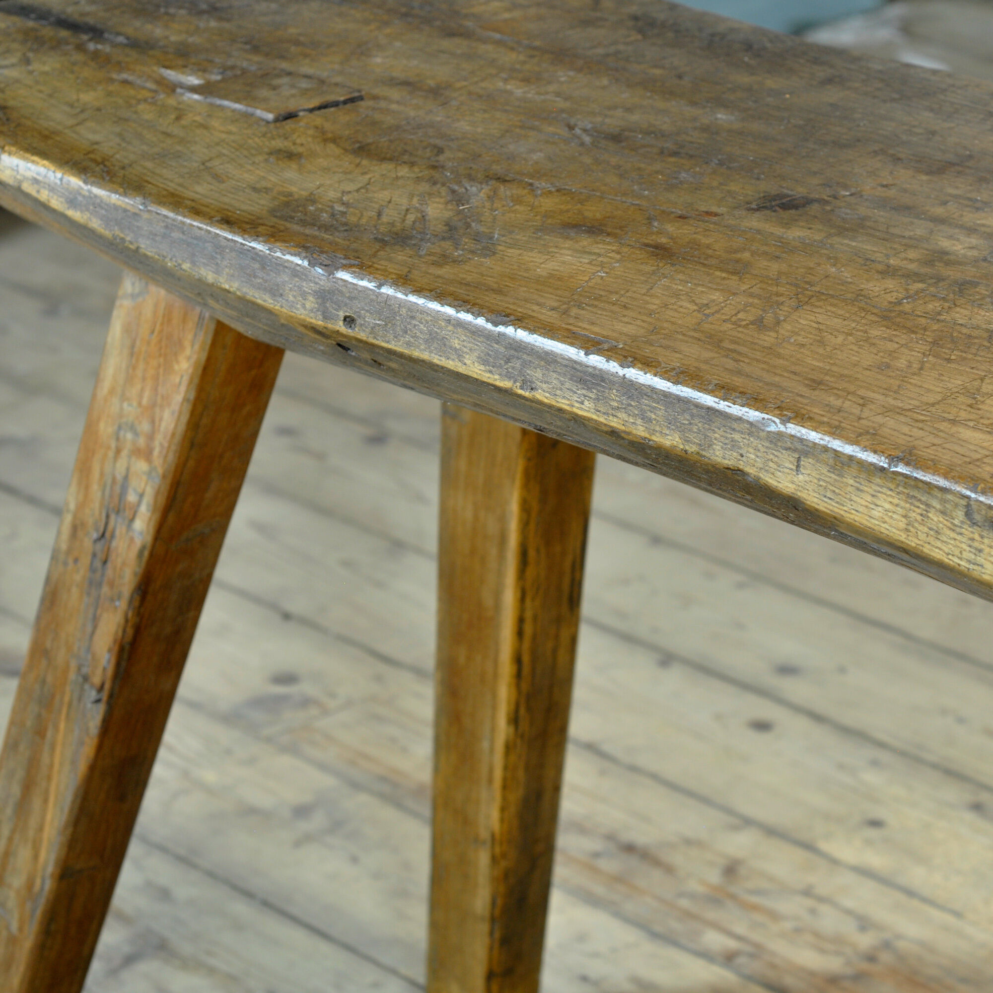 Oak butcher’s table, circa 1920
