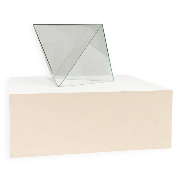 Table d'appoint ou table basse en verre