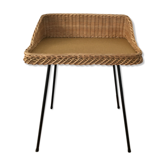 Rattan bedside