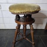 Ancien tabouret de piano réglable