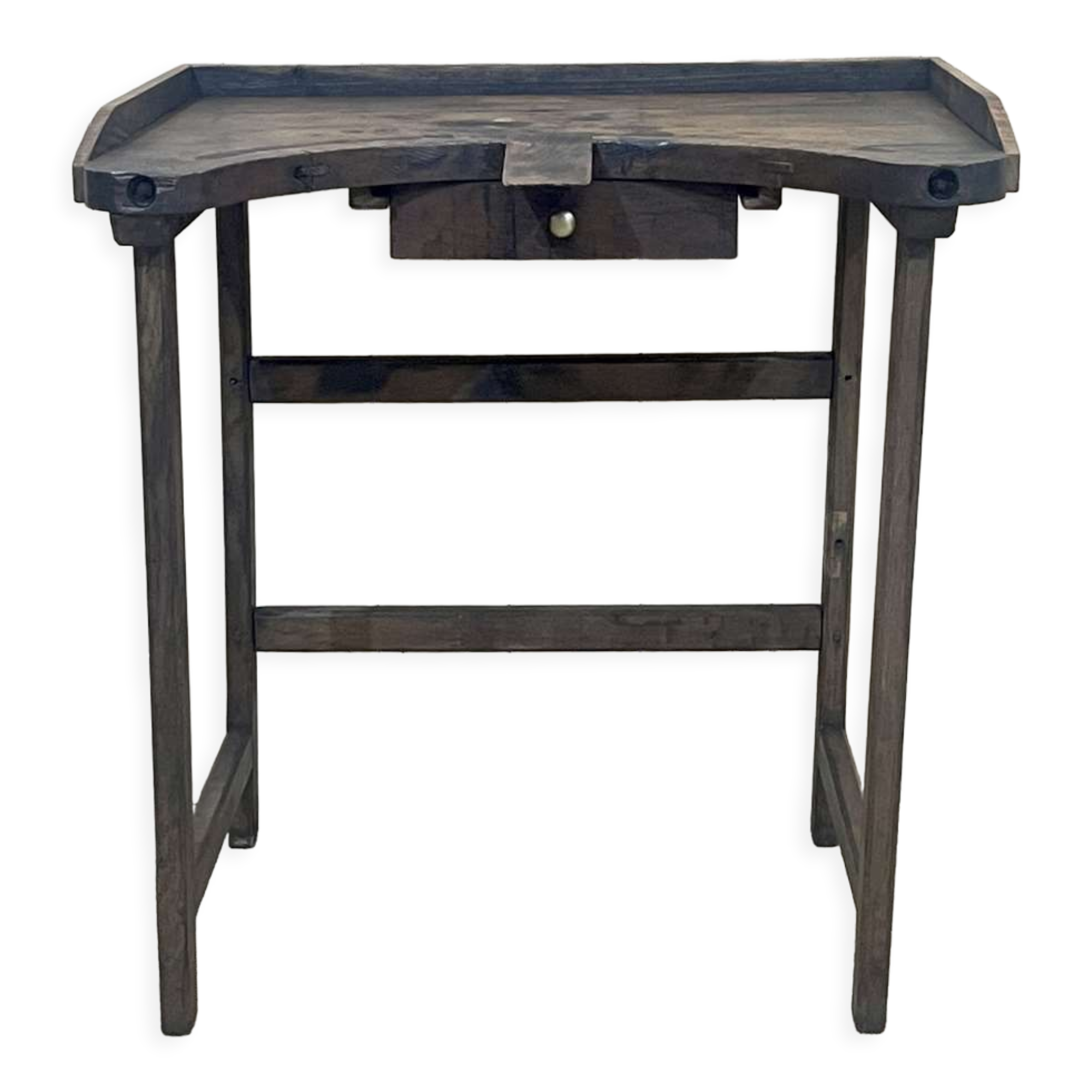 Table de travail de bijoutier en chêne début XXème
