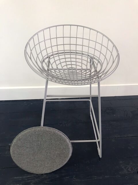 Wire stool km06 par Cees Braackman et Adriaan Dekker pour Pastoe