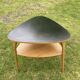Steiner bow wood tripod coffee table