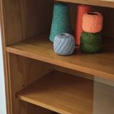 Libena 1960 glass display cabinet / bookcase