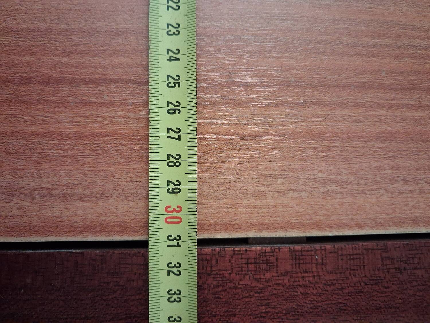 Solid mahogany dining table