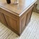 1950s oak office counter