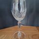 Crystal wine glasses with petal decoration