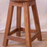Old Burmese teak workshop stool