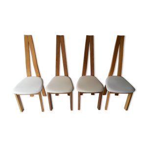 Chaises en orme massif Mobilier