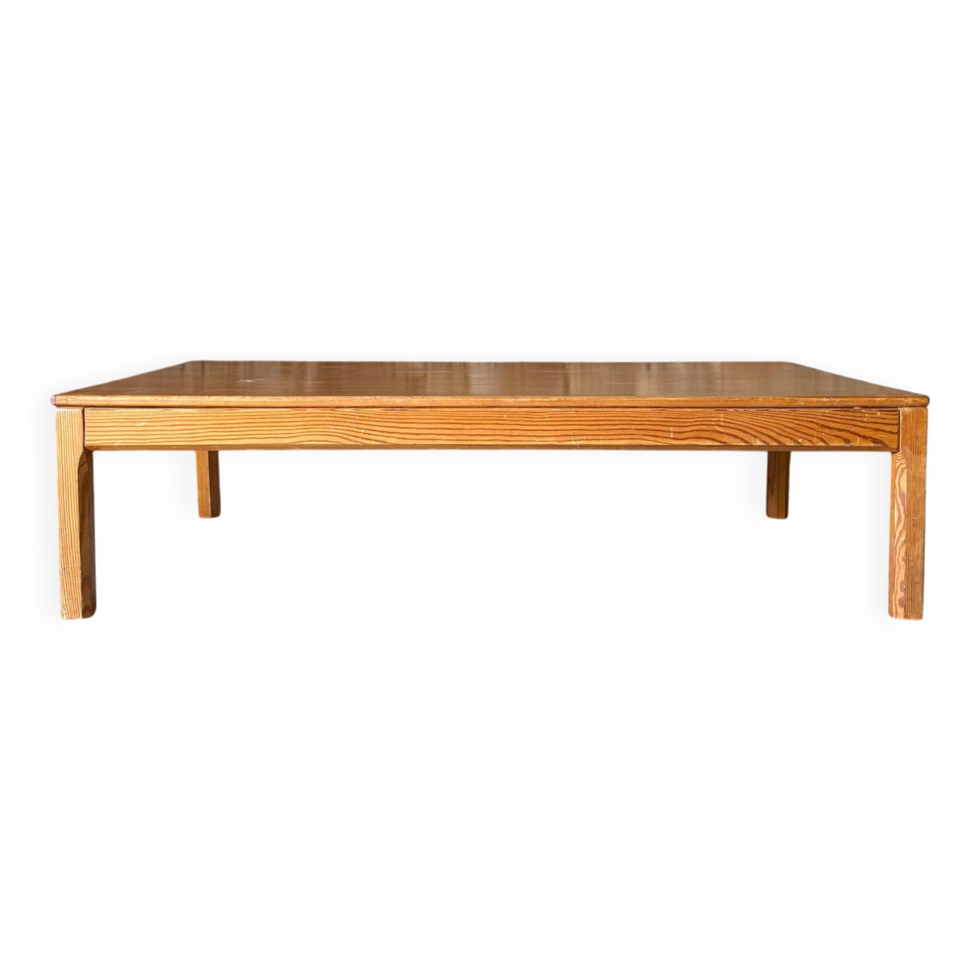 Solid beech coffee table for IKEA, 1970