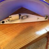 Wall lamps - indigo blue - publisher Domec - 1980s