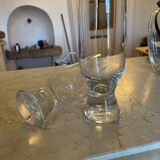 Crystal champagne flutes from the 70s