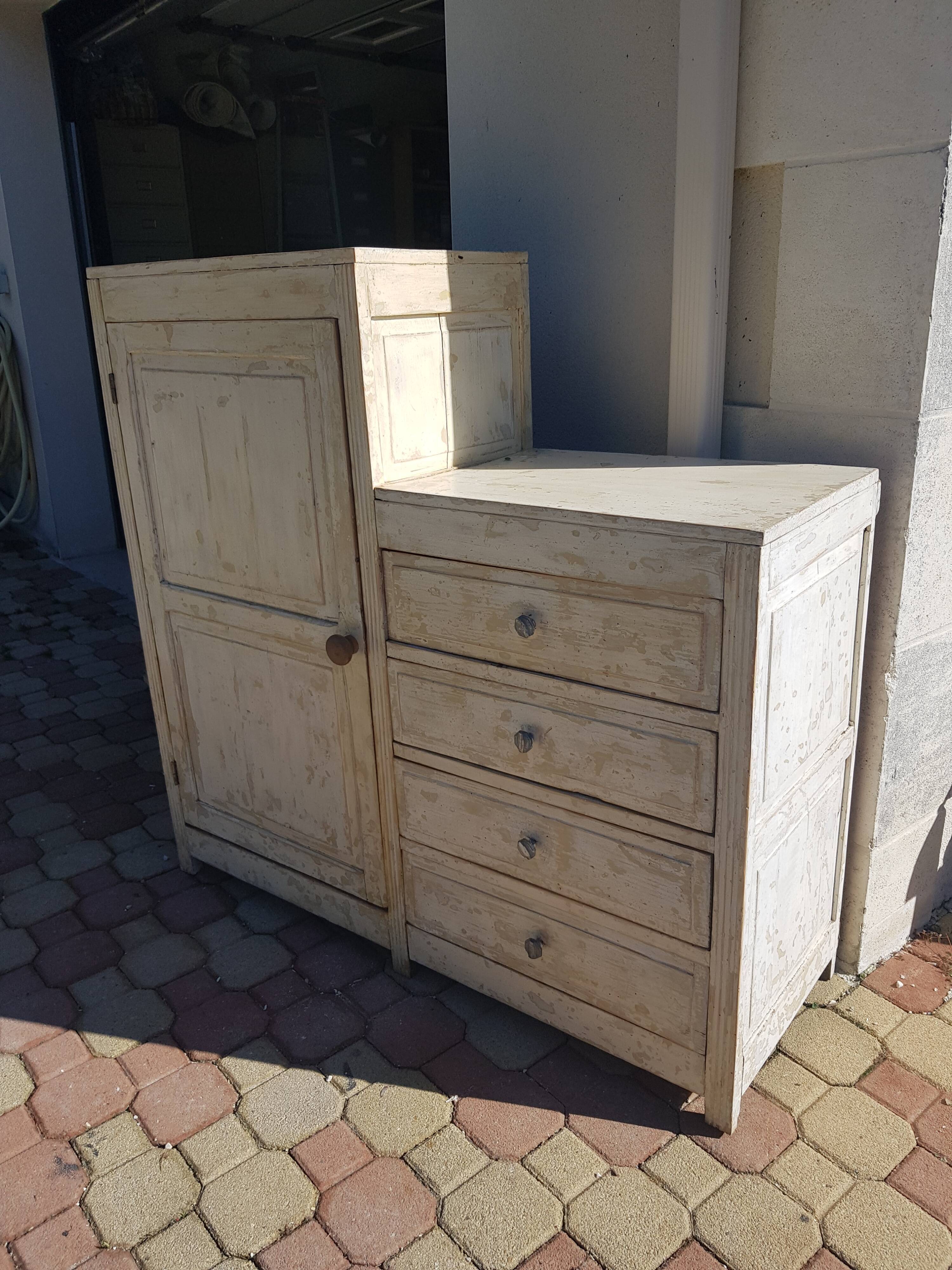 Asymmetrical vintage buffet