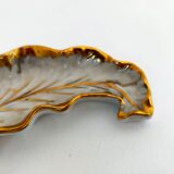 empty porcelain pocket and gold gilding signed