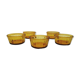 5 ramequins en verre marron Vereco