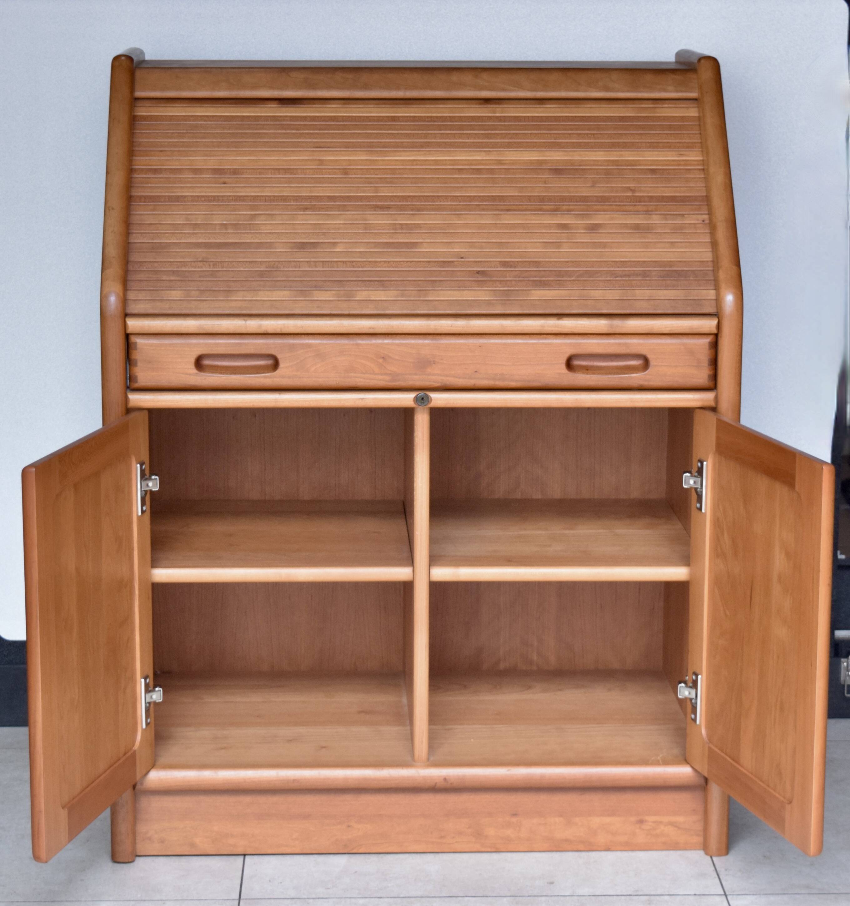 Dyrlund - vintage solid beech secretary - Denmark