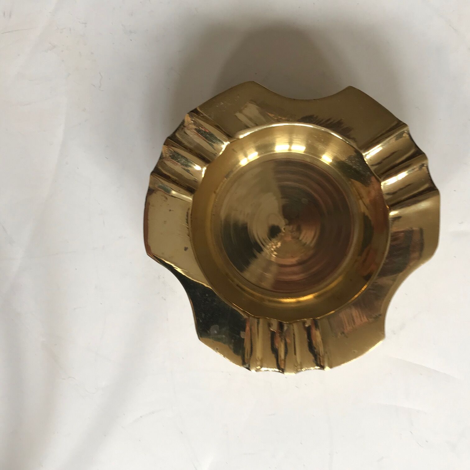 Brass ashtray