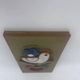 Vintage ceramic wall plaque, bird and heart, Made in Spain, Mithé Espelt style.