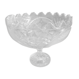 Coupe a fruit  sur pied cristal