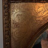 Gilded wooden mirror