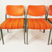 Ensemble de chaises Space Age, Kush & Co., conçu par le professeur Hans Ell. Années 70