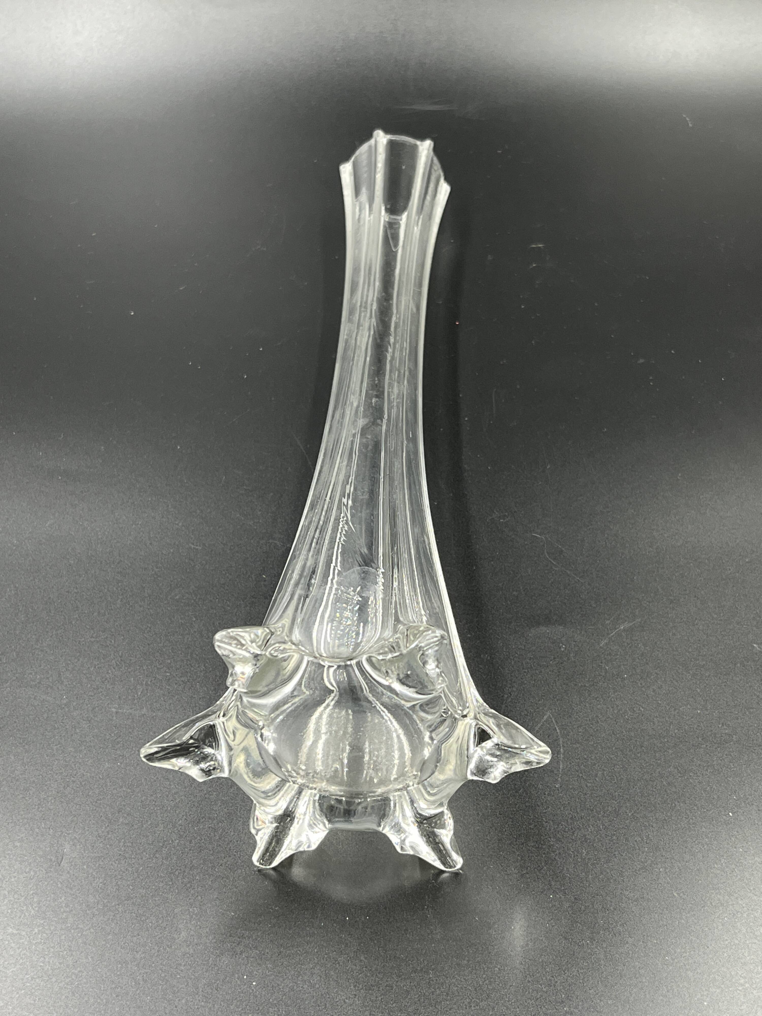 Large vintage Eiffel Tower soliflore vase