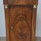 Empire-style bedside table in walnut