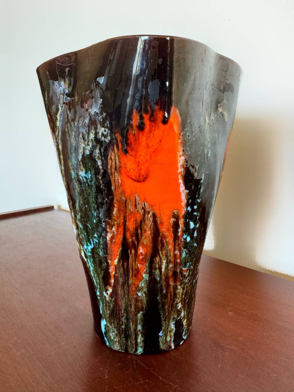 Vallauris ceramic vase from the 60s