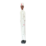 African settler wooden statuette