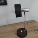 Lampe articulée en métal noir, Italie 1950