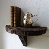 Pair of wall consoles, folk art