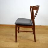 6 Chaises Danoise en Teck de Carl Ewent Ekstrom 1960