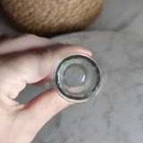 Pressed glass soliflore vase