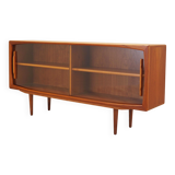 Buffet vitré danois en teck, années 1970