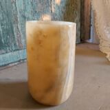 Vase onix jaune vintage de français