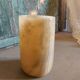 Vase onix jaune vintage de français