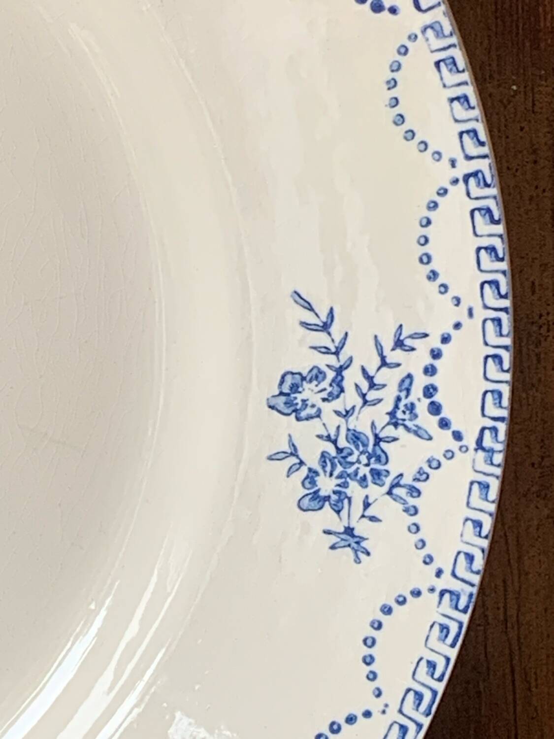 Antique flat plates St Amand Céranord