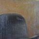 Tableau ancien vieil homme au chapeau