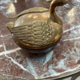 Bird box (wood and brass)