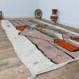 Handmade wool Berber rug 272 X 148 CM