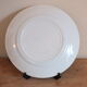 Round dish in Iron earth blueberry decoration