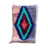 Berber carpet - Boucherouite - 47x97cm