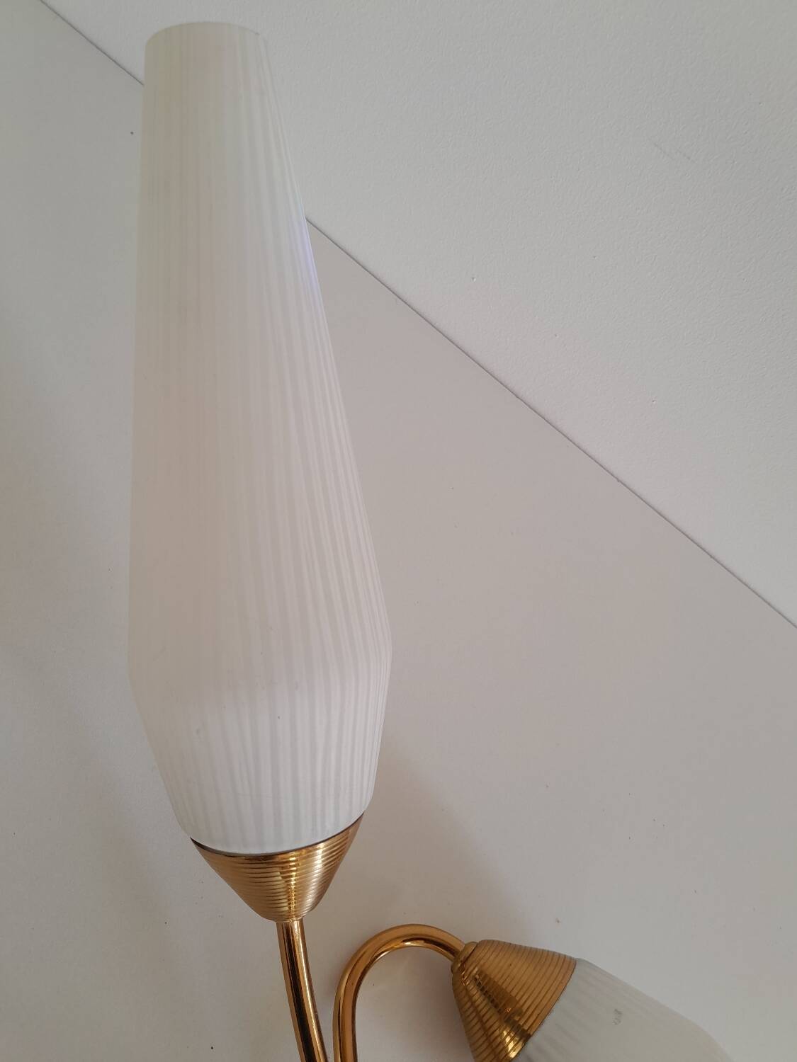 Gold sconce