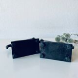Pair of iron horse bookends